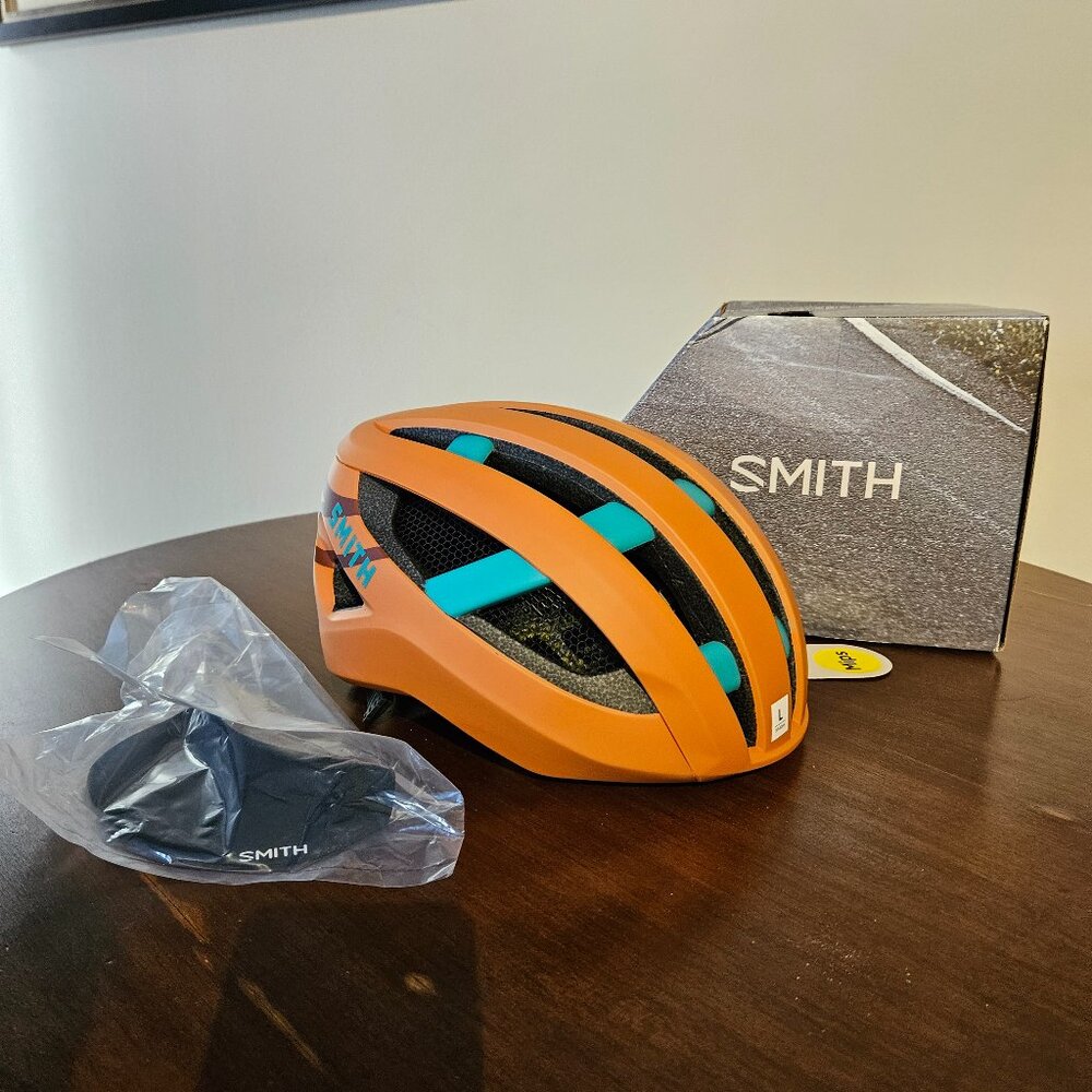 New in Box Smith Network MIPS Bike Helmet, Matte Draplin Adult Large